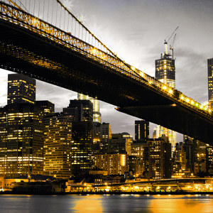 pont de Brooklyn rouge