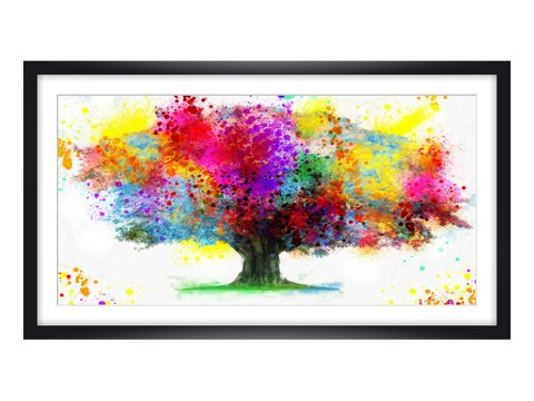 Wasserfarben Baum Bild