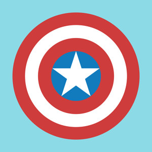 Captain America Schild