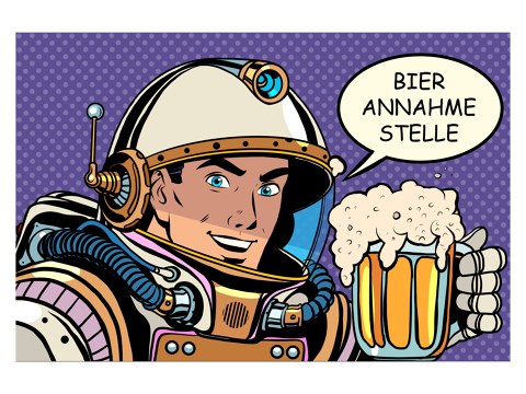 Comic Astronaut