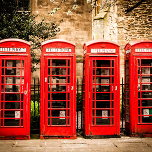 Cabine téléphonique anglaise