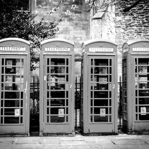 Cabine téléphonique anglaise