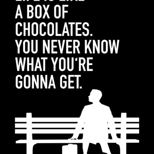 Forrest Gump Motif - disponible en plusieurs formats.