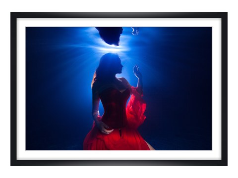 Unterwasser Fotografie Frau