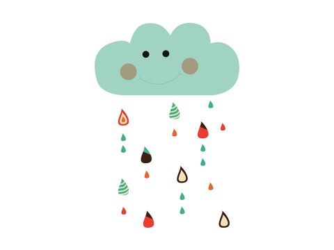 funny rain cloud