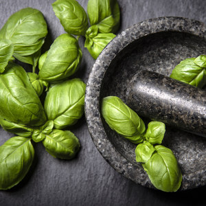 Grüne Gewürzmischung