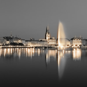 photo de l'Alster à Hambourg