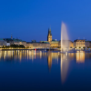 photo de l'Alster à Hambourg