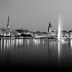 Hamburg Nacht Bild