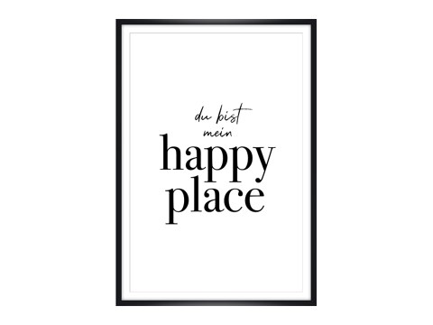 du bist mein happy place