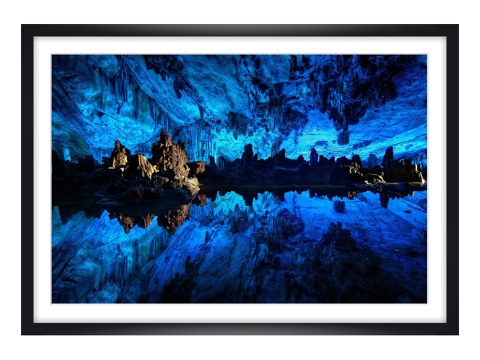 Photo de grotte bleue