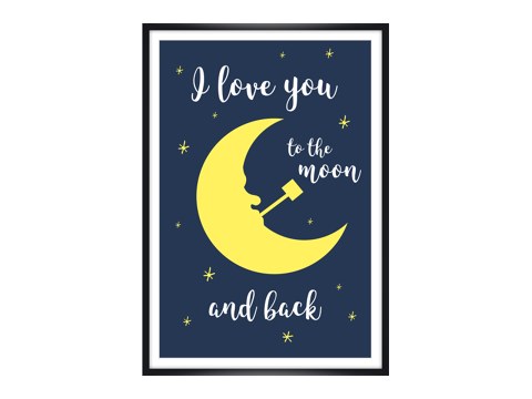 I love you to the moon Bild