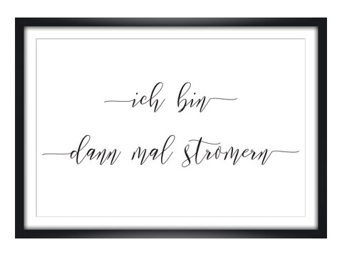 ich bin dann mal stromern