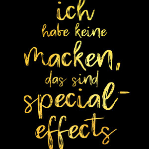 Ich habe keine Macken