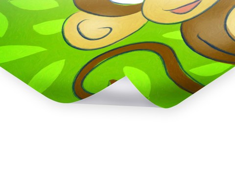 Image chambre d'enfant singe