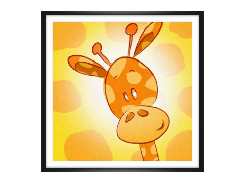 Kinderzimmerbild Giraffe