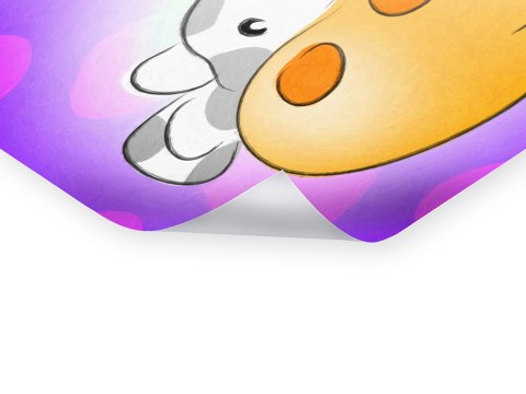 Kinderzimmerbild Kuh