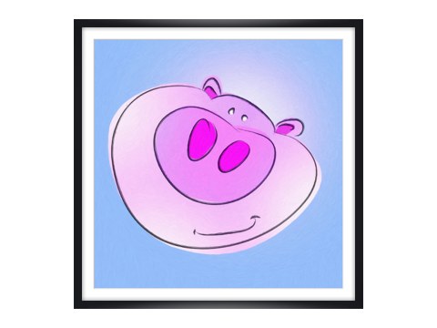 Image chambre d'enfant cochon