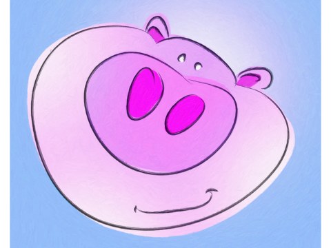 Image chambre d'enfant cochon