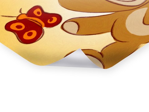 Image chambre d'enfant ours en peluche