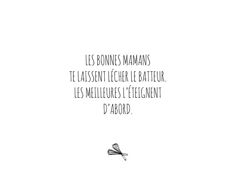 LES BONNES MAMANS