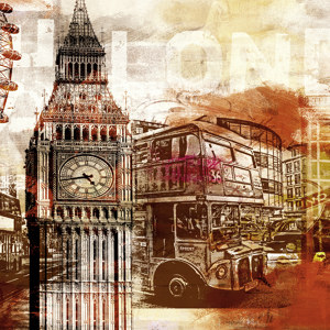 collage photos de Londres