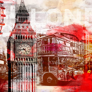 collage photos de Londres