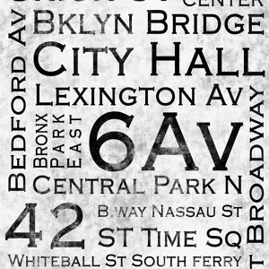 photos de New York en noir et blanc