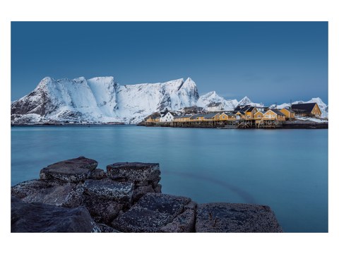 Winterlandschaft Lofoten