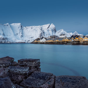 Paesaggio invernale Lofoten