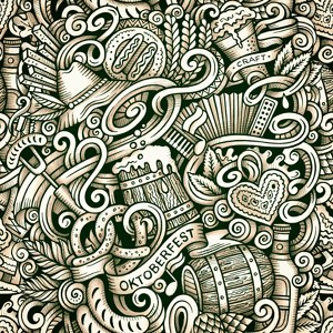 Oktoberfest Zeichnung