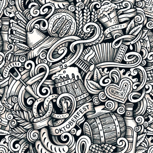 Oktoberfest Zeichnung