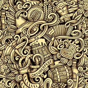 Oktoberfest Zeichnung