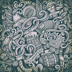 Oktoberfest Zeichnung