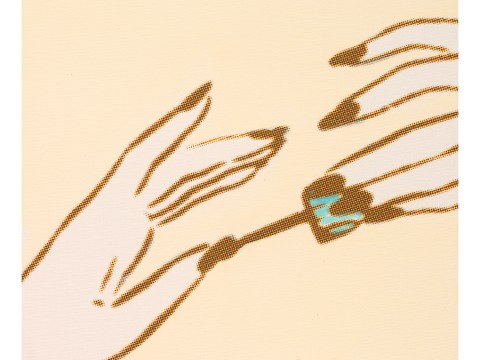 Pop Art Nagellack Bild