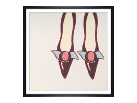 Pop Art Bild Schuhe