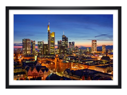 Poster Frankfurt Skyline