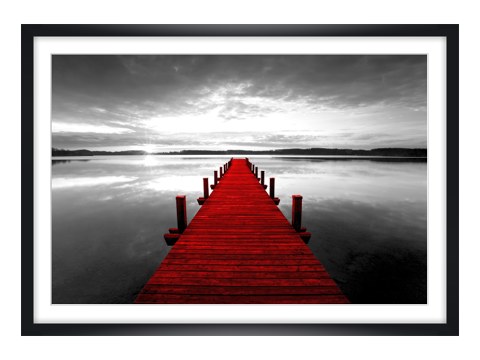 Plaatje rode steiger