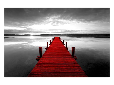 Plaatje rode steiger