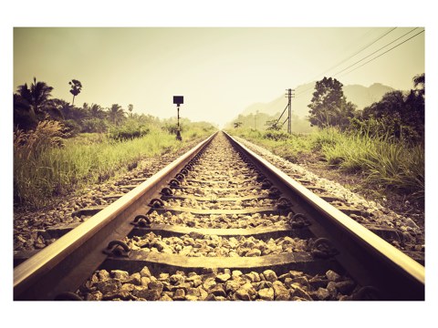 Schienen Foto