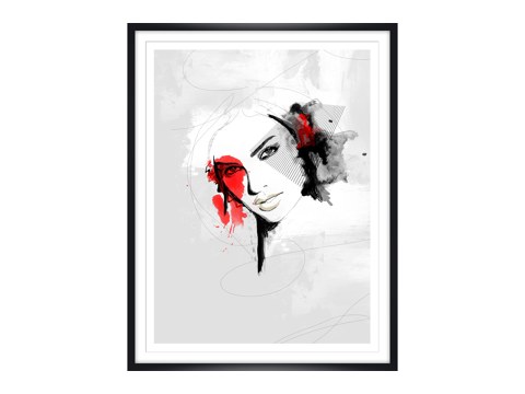 Frau Porträt Design