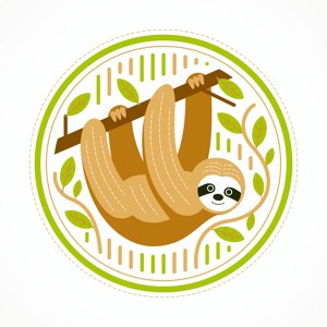 Sloth Stamp