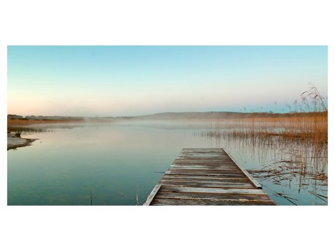 Sonnenuntergang am Steg