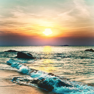 Sonnenuntergang am Strand