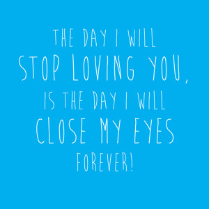 Romantischer Spruch Motiv