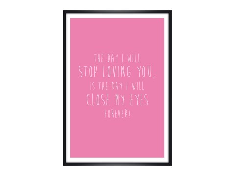 Romantischer Spruch Motiv