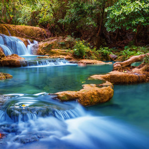 Tropical Waterfall
