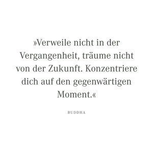 Verweile nicht in der Vergangenheit