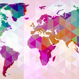 Polygon Weltkarte