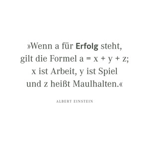 Wenn a für Erfolg steht